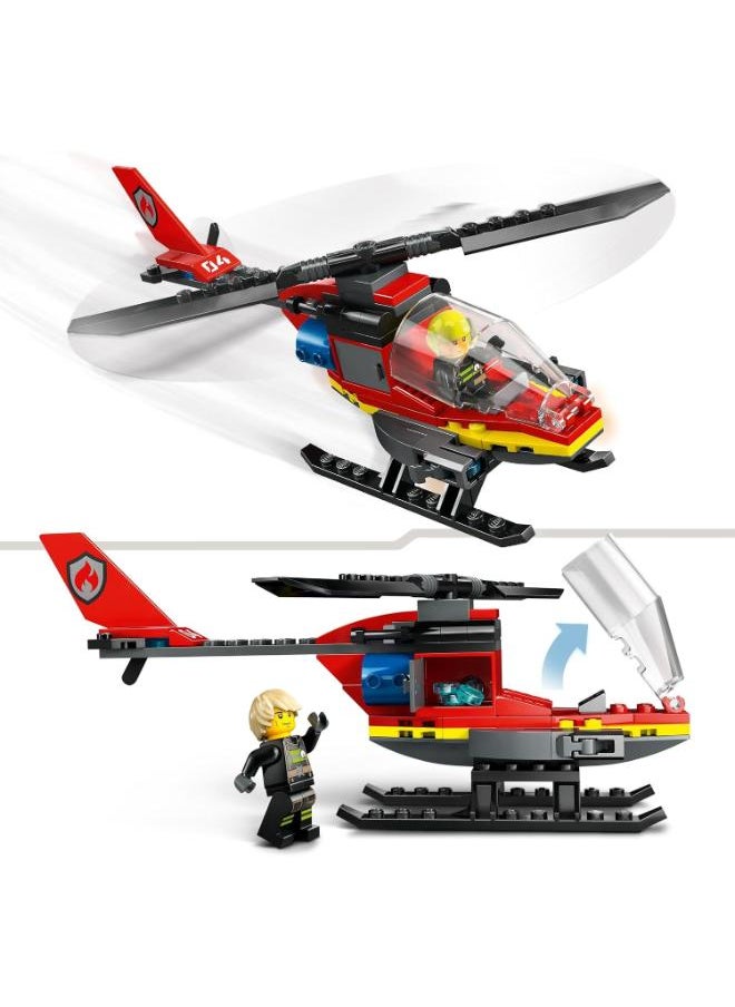 LEGO - Fire Rescue Helicopter Building Toy - 85 PCS - Image 1