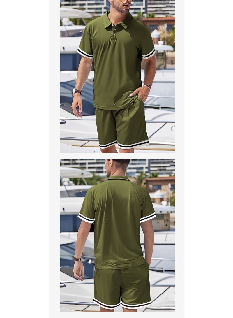 KUYING New Fashion Large Collar Pearl Casual Loose Set - Image 2