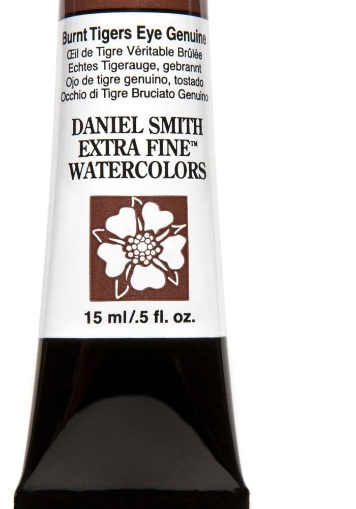 Daniel Smith Extra Fine Watercolor Paint - Burnt Tiger's Eye Genuine, 15ml Tube - Image 5