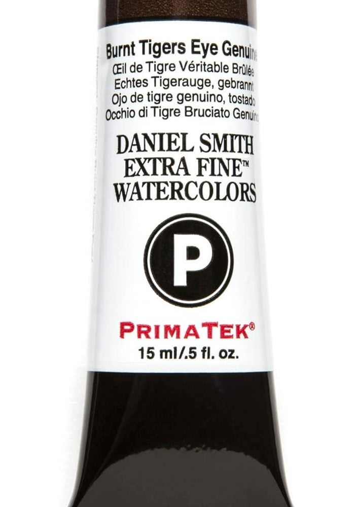 Daniel Smith Extra Fine Watercolor Paint - Burnt Tiger's Eye Genuine, 15ml Tube - Image 1