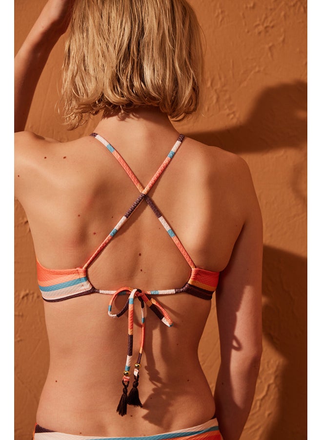 Penti BRISA HALTER TOP STRIPED - Image 3