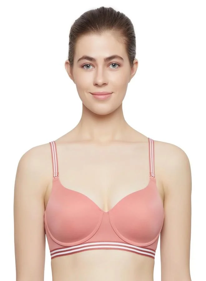 ترايامف Triumph Spotlight Detachable Shoulder Straps Padded Wireless Multiway Tshirt Bra Orange