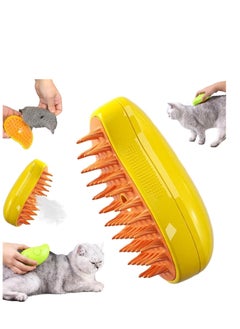 General Cat Brush - 3 In1 Cat Steamy Brush, Self Cleaning Steam Cat Brush, Cat Steamer Brush For