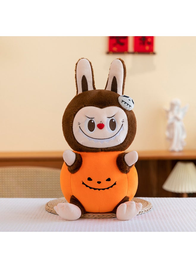 Labubu Halloween Series Limited Strange Carnival Pumpkin Pendant Funny Plush Tide Play Gift Wholesale-Specifications:60cm1.47kg-Color:Leather Shell (semi-finished Product Without Cotton)  - Image 2