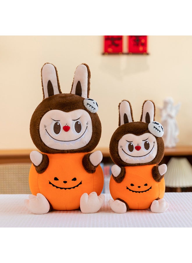 Labubu Halloween Series Limited Strange Carnival Pumpkin Pendant Funny Plush Tide Play Gift Wholesale-Specifications:60cm1.47kg-Color:Leather Shell (semi-finished Product Without Cotton)  - Image 1