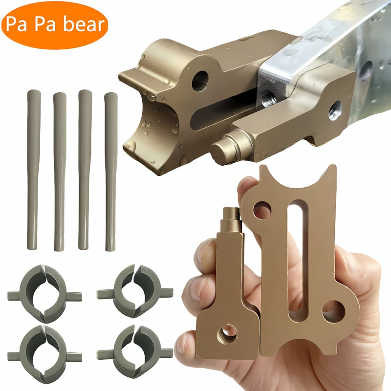 طقم أدوات إصلاح الأنابيب PPR / PPE 9 قطع، ملحقات الصهر الحراري مع حزام المواد الخام لإصلاح التسرب السريع بنفسك - Image 5