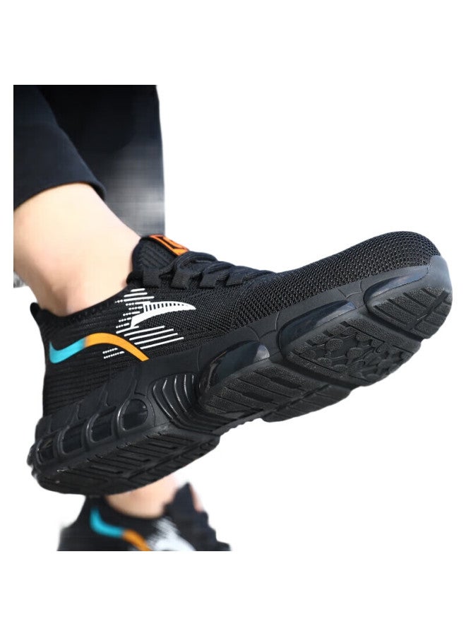 Jingtu Men'S Safety Work Shoes With Comfortable Soft Cushioning, Steel Toe Cap, Puncture-Resistant, Lightweight And Safe, Model 3023, Size 40 - Image 3