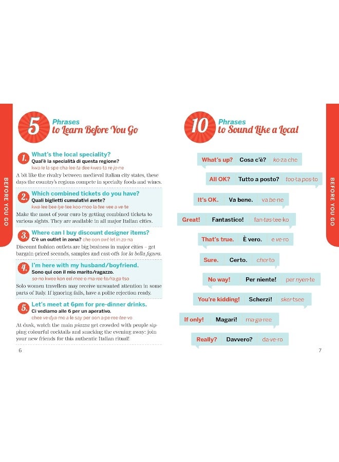 Lonely Planet Fast Talk Italian (Phrasebook) (5TH) - Image 4