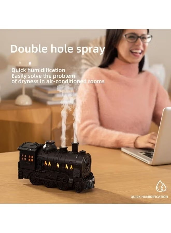 TIGER Humidifier, 300ml Aromatherapy Diffuser Essential Oil Air Humidifier, Train Diffuser for Large Room Essential Oil, Aromatherapy Diffuser Cool Mist with 2 Lights 2 Mist Modes Auto Off for Home Office Hotel - Image 3