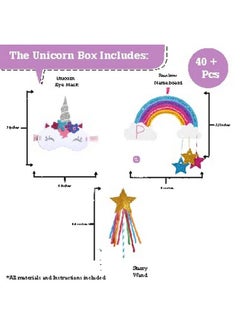 jackinthebox Unicorn Craft Kit For 3 To 5 Year Olds ; 3 Craft Projects ; Great Gift For Girls Ages 3 4 5 Years  - Image 4