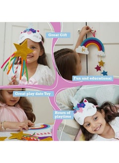 jackinthebox Unicorn Craft Kit For 3 To 5 Year Olds ; 3 Craft Projects ; Great Gift For Girls Ages 3 4 5 Years  - Image 3