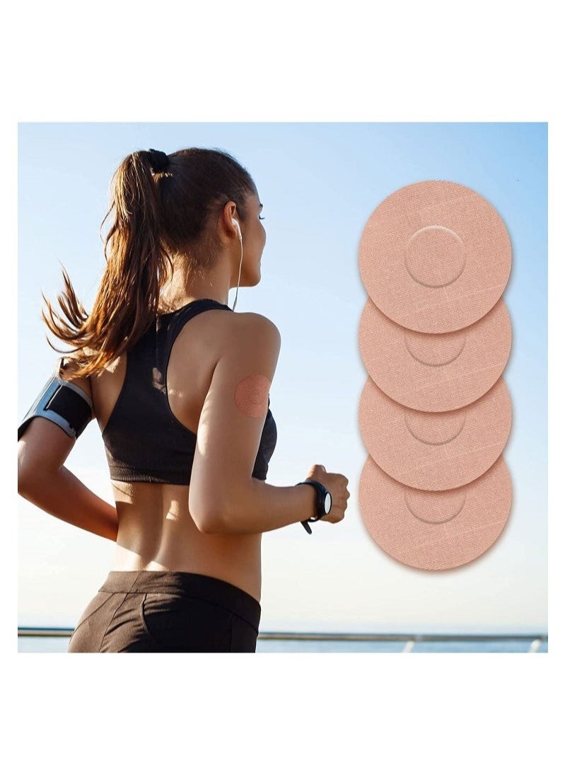 In Air 20 Pieces Adhesive Patches Breathable Sensor Patches Pre-Cut Adhesive Covers Shower Waterproof Tape  - Image 2