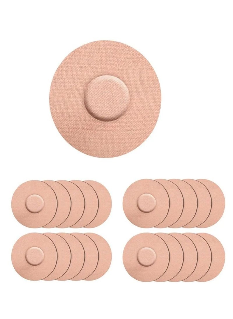 In Air 20 Pieces Adhesive Patches Breathable Sensor Patches Pre-Cut Adhesive Covers Shower Waterproof Tape  - Image 1