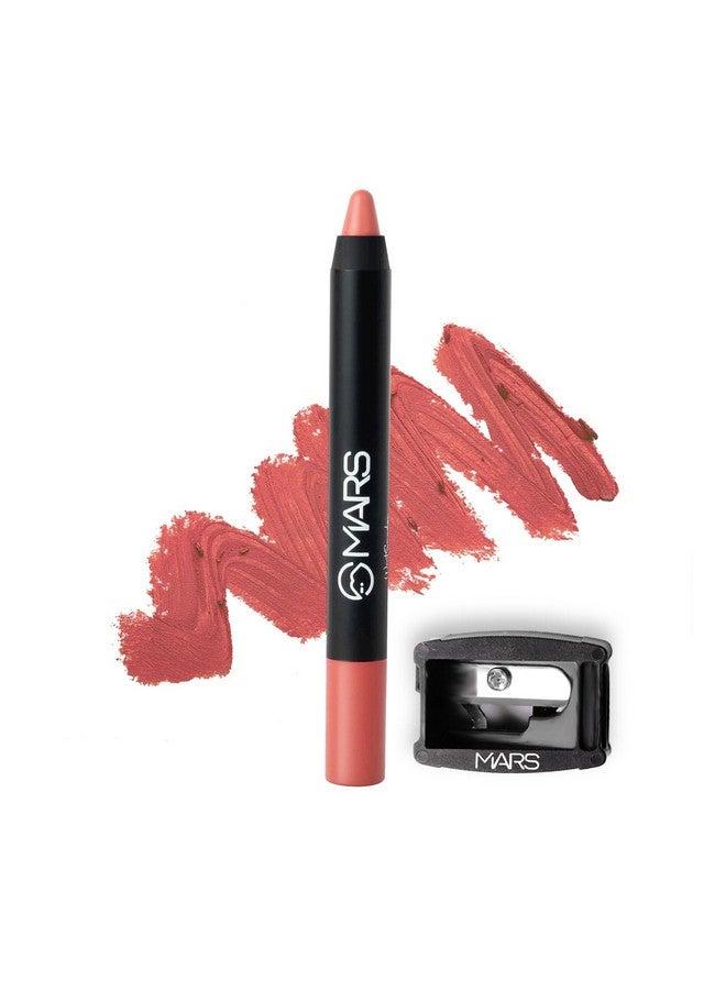 مارس أحمر شفاه طويل الأمد يدوم حتى 12 ساعة | لمسة نهائية غير لامعة | مقاوم للماء | لا يتلطخ ولا يتزحزح قلم الشفاه (3.5 جم) (12-I Am Fierce) - Image 1