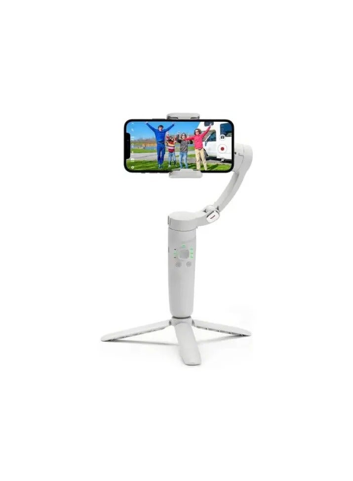 M1 3-Axis Gimbal Handheld Stabilizer for Phone Foldable Handheld Phone Video Record Vlog Anti-Shake Stabilizer Video Supplies  - Image 1
