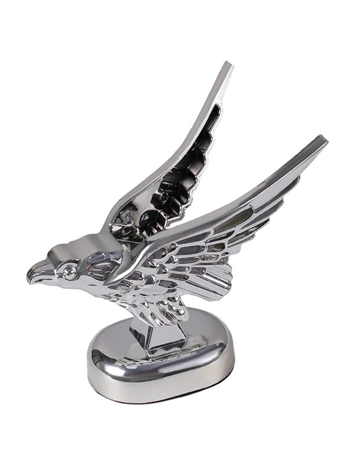Generic Car Hood Decoration 3D Spread Wings Flying Eagle Modification Universal Car Emblem - Image 1