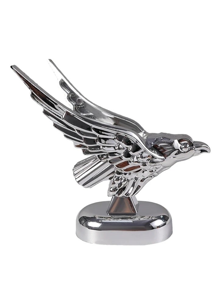 Generic Car Hood Decoration 3D Spread Wings Flying Eagle Modification Universal Car Emblem - Image 3