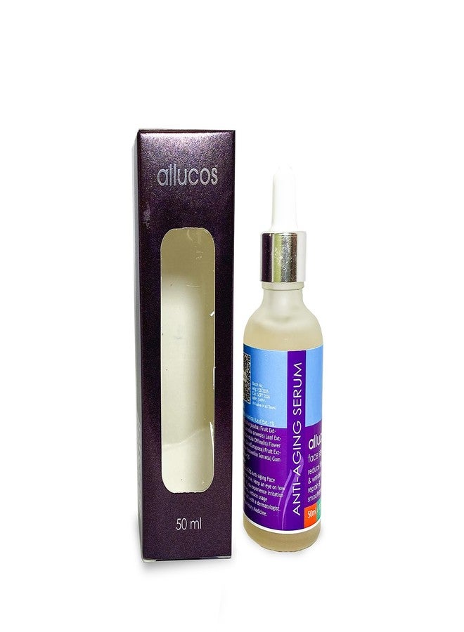 ALLUCOS Anti-Aging Serum - Anti Wrinkles, Fine Lines & Dark Spots - Hydrating & Firming Face Serum for Youthful Skin | Men and Women | Sulphate & Paraben-free | - 50ml - Image 4