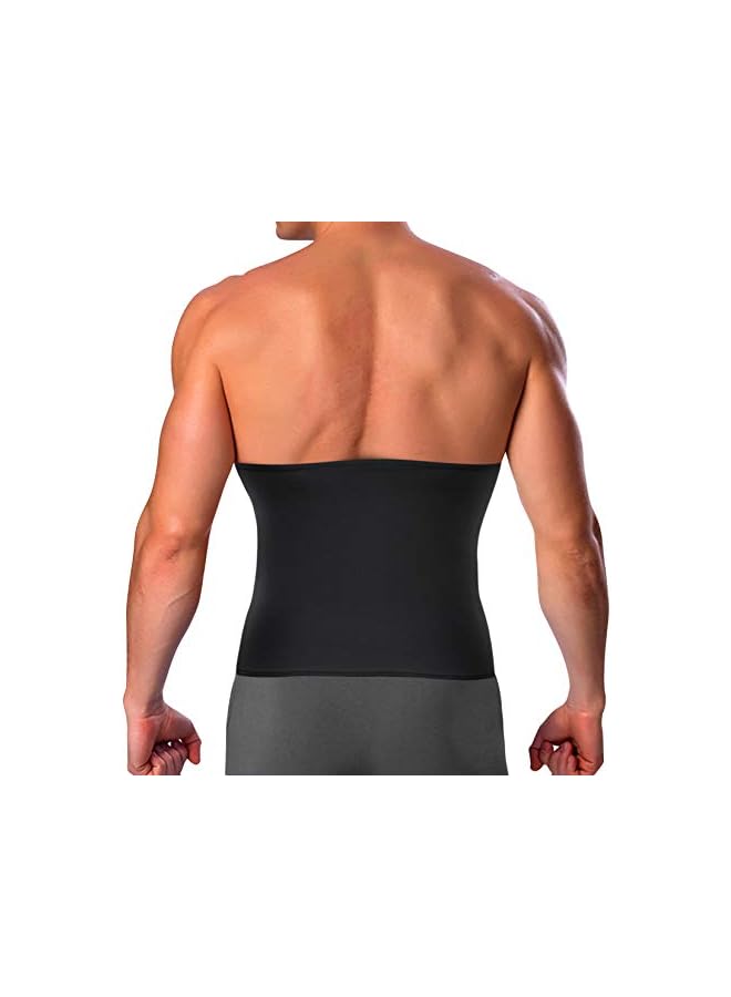 S-TOP Waist Trimmer for Men Weight Loss,Stomach Trainer Sweat Workout Shaper,Neoprene-Free Slimming Sauna Belt - Image 2