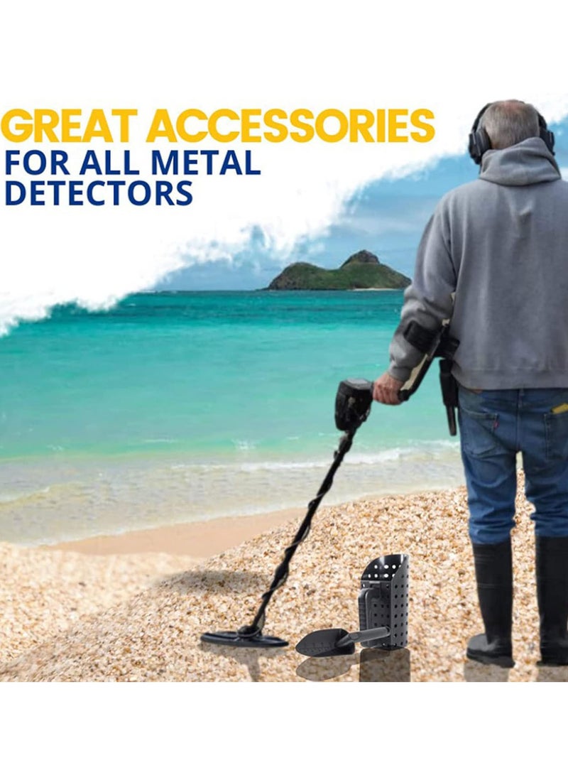 GGOOT Sand Scoop, Portable Lightweight Small ABS Metal Detecting, Heavy Duty Construction Metal Detector Sand Scoop with Ergonomic Handle for Beach Treasure Hunting, Beach Diving  - Image 4