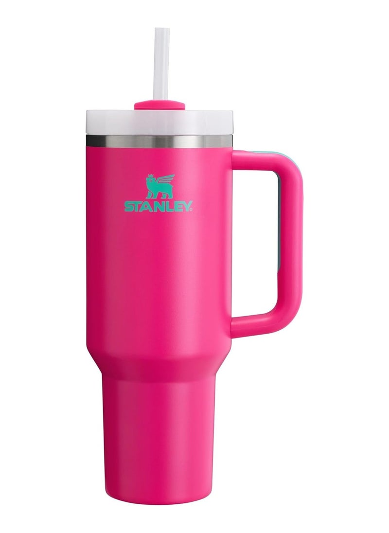 Stanley - STANLEY Quencher H2.0 FlowState Stainless Steel Vacuum Insulated Tumbler with Lid and Straw for Water, Iced Tea or Coffee (Passion Pink, 40 oz) - Image 1