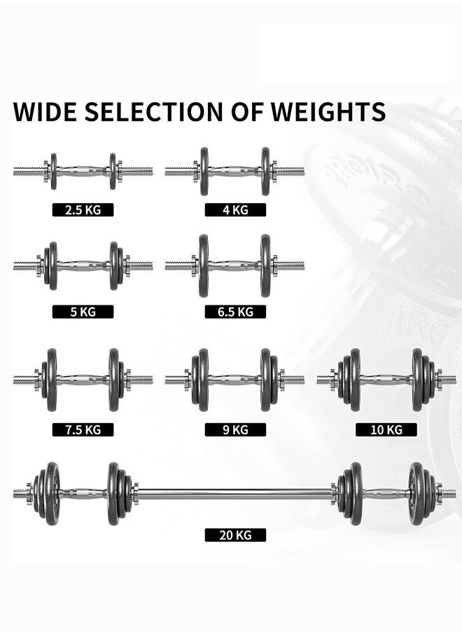 Fitness World Compact dumbbell set 20kg  - Image 4