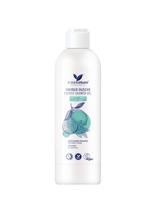 cosnature Energy Shower – Lime & Mint | 250 ml | Made in Germany - Image 1
