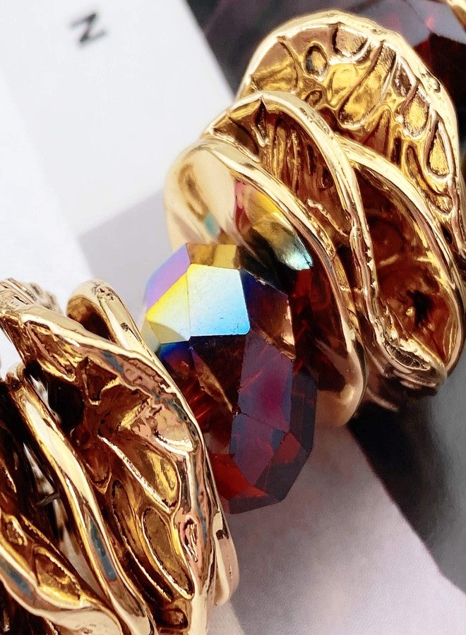 بوكار قلادة بوكار المصنوعة يدويًا بتصميم سميك وجذاب، قلادة تشوكر للنساء (NK-10072-ذهبي) - Image 5