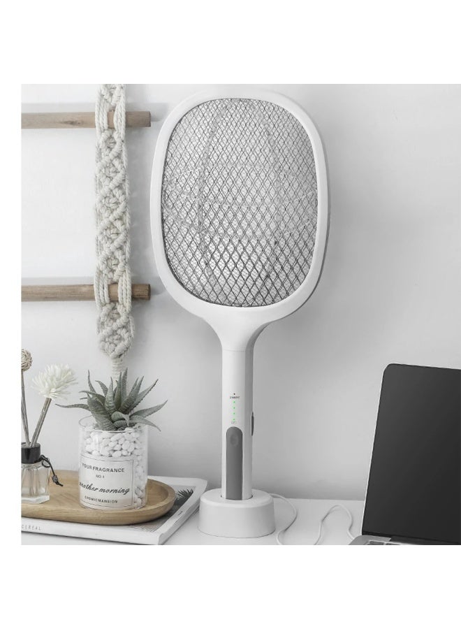 ناما مصيدة حشرات كهربائية لاسلكية للبعوض والذباب، بيضاء اللون - Image 2