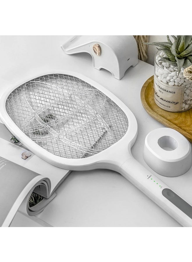 ناما مصيدة حشرات كهربائية لاسلكية للبعوض والذباب، بيضاء اللون - Image 3