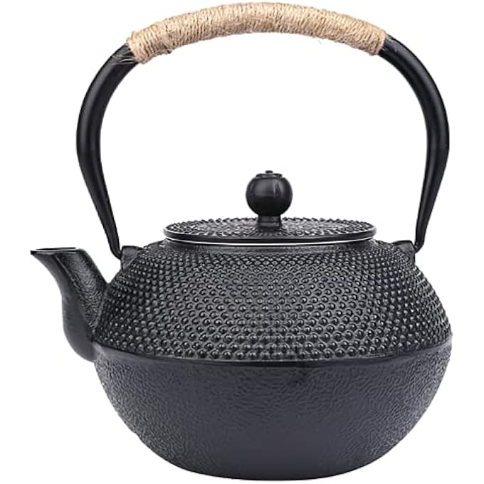 Beauenty Cast Iron Teapot40Oz1200Ml Japanese Tetsubin Tea Kettle With Stainless Steel Tea Strainer And A Fully Enameled InteriorTeapot With Infuser For Loose TeaStovetop Safe Cast Iron Tea Kettle - Image 1