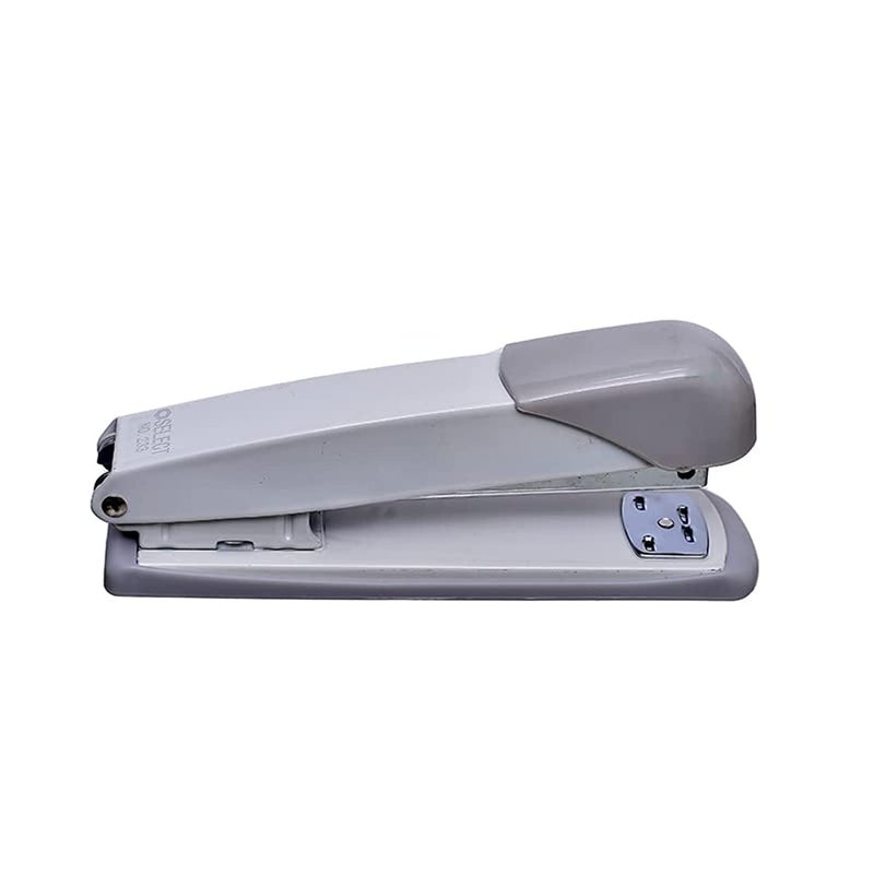 Select 233 Front Loading Metal Stapler with 25 Sheets Capacity Use (24/6) and (26/6) Staples - Gray/White