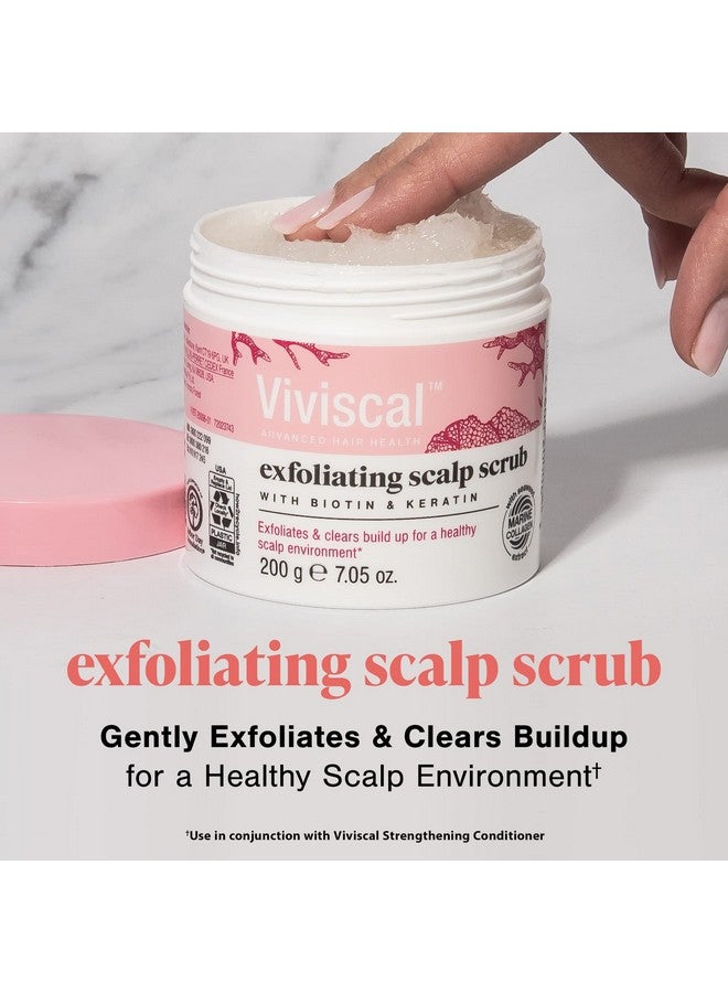 فيفيسكال مقشر فروة الرأس فيفيسكال، مقشر منقي مع البيوتين والكيراتين، يعزز نمو الشعر بشكل أكثر كثافة وصحة، علاج لطيف لتقشير فروة الرأس، 200 جرام (7.05 أونصة) - Image 2