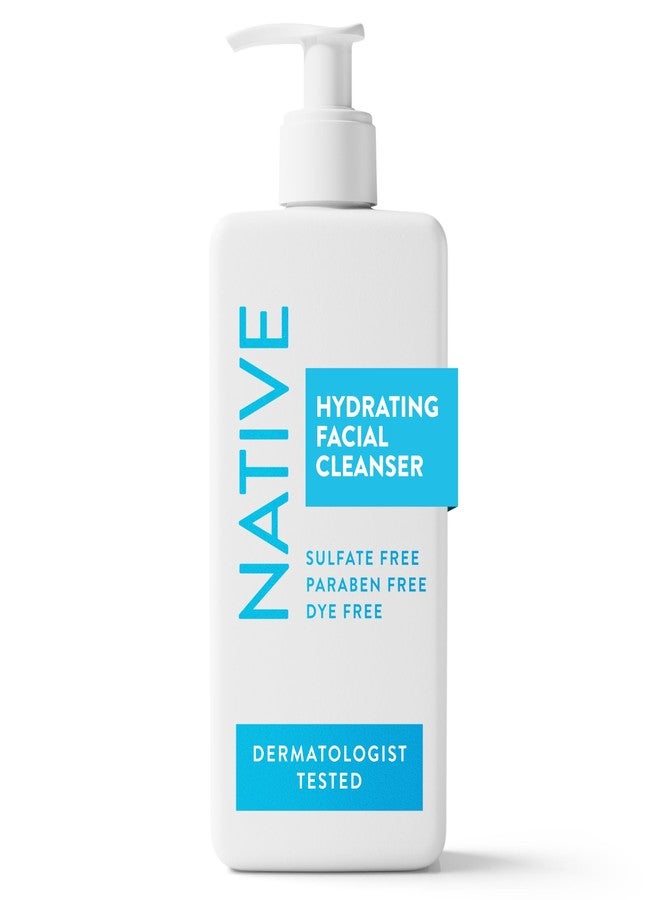 Native Hydrating Facial Cleanser for Dry Skin, Sulfate Free, with Hyaluronic Acid and Shea Butter, Dermatologist Tested, 12.5 FL Oz - Image 1