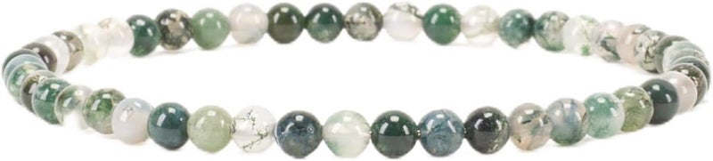 Cherry Tree Collection - Small, Medium, Large Sizes - Gemstone Beaded Bracelets For Women, Men, and Teens - 4mm Round Beads - Image 1