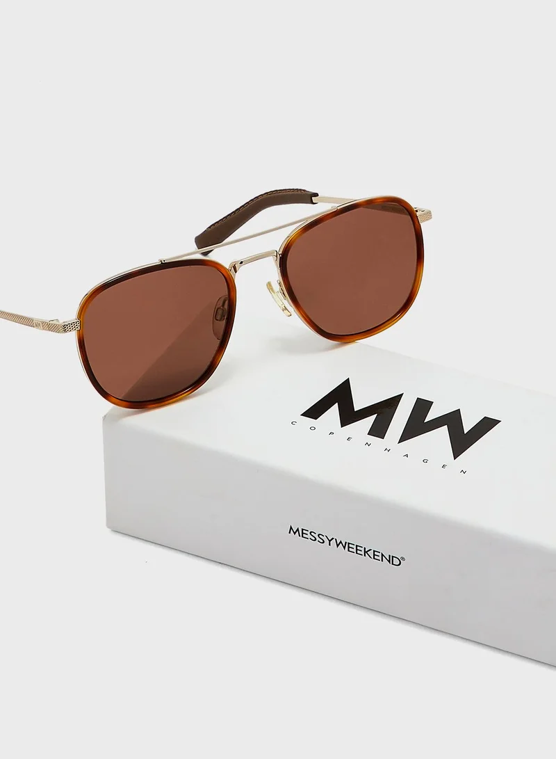 MESSYWEEKEND Quentin Shape Sunglasses