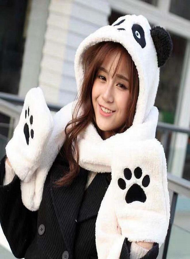 Women's Cartoon Panda Hat - Image 3