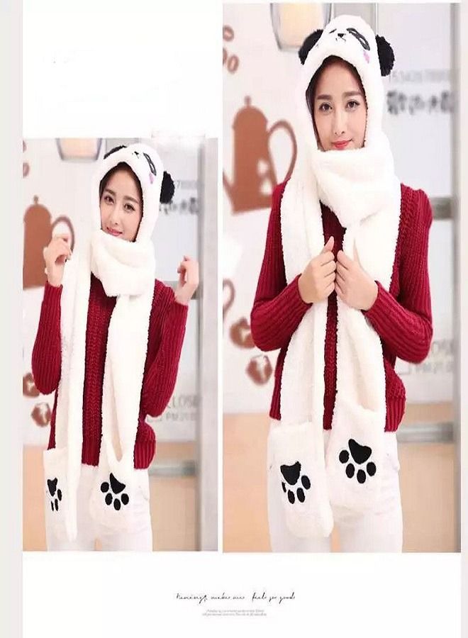 Women's Cartoon Panda Hat - Image 2