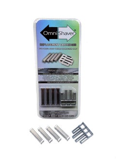 Premium Omnishaver Replacement Cartridge Refill Kit With One Blade Removal Tool An Alternative To Disposable Self Cleans & Strops During Use Durable Smooth & Comfortable 4 Cartridges