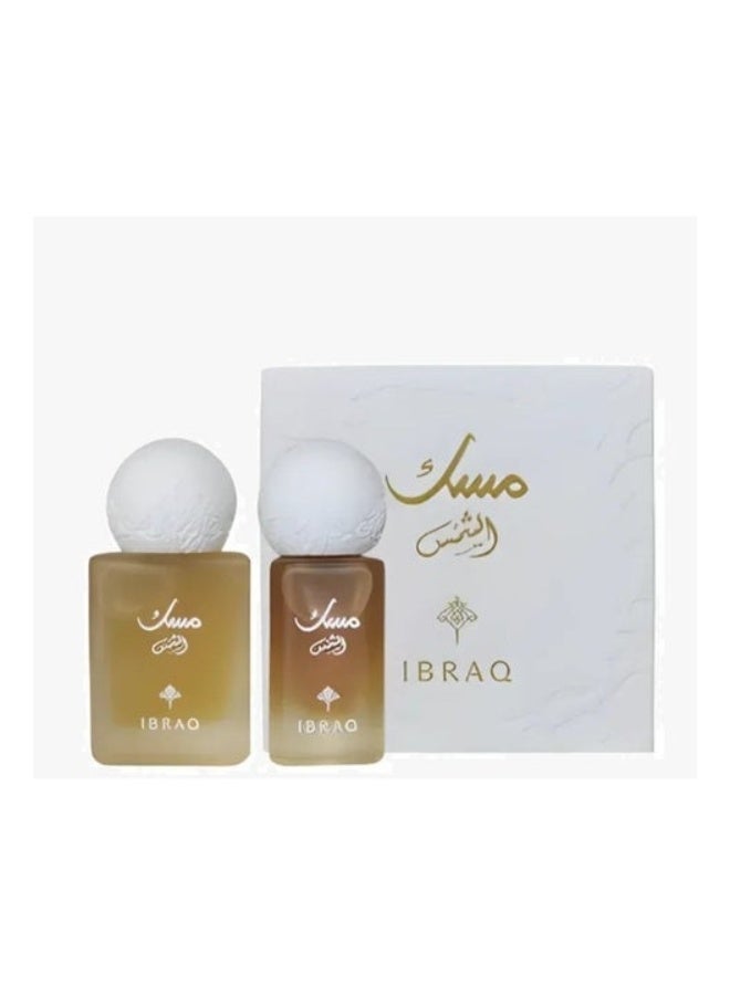 Musk Al Shams by Ibrahim Al Qurashi: 6ml oil, 10ml perfume