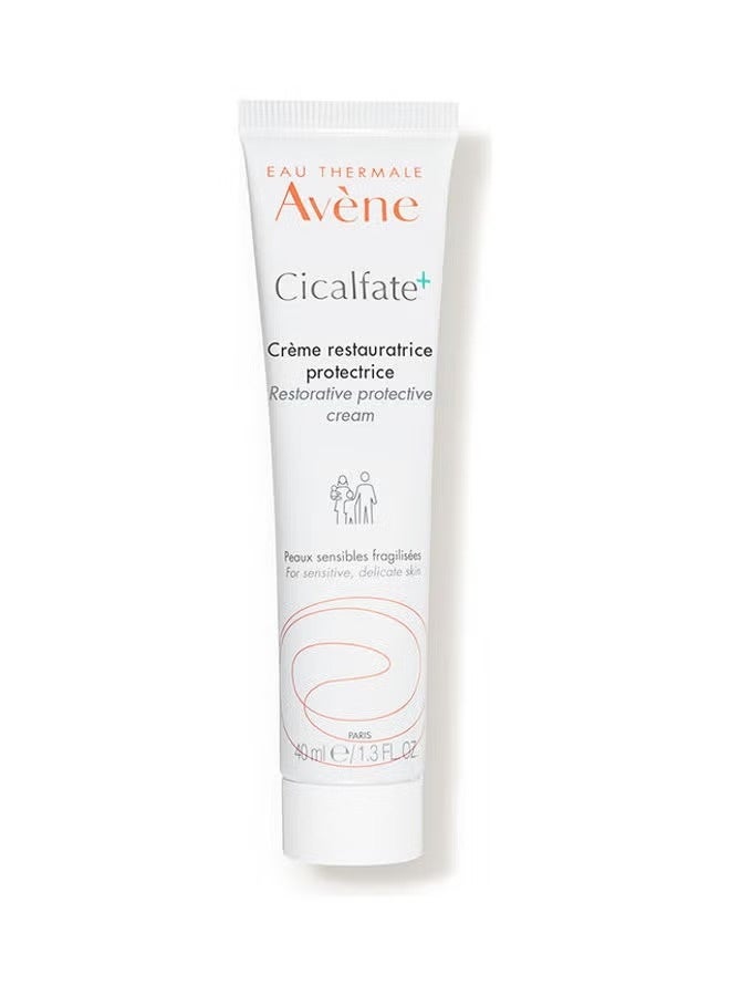 Avene Avène Cicalfate+ Restorative Protective Cream 40ml, Repairing Soothing Balm for Sensitive & Fragile Skin, Rapid Skin Recovery for Irritation, Dryness, Redness, Post-Procedure Care, Face & Body(Packaging May Vary)