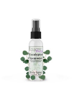 Eclectic Lady Eucalyptus Spearmint Moisturizing Body Spray Original Strength Spear Mint Fragrances Handcrafted In Usa Parabenfree Phthalatefree Fragrance (2 Oz)  - Image 1