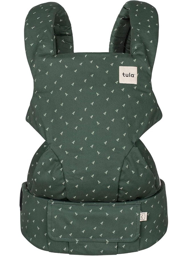 TULA Baby Tula Explore Carriers - Breathable Baby Carrier Newborn to Toddler - Adjustable Toddler Carrier - Multiple Ergonomic Positions Front and Back - Ergonomic Fit for 7-45 lb - Cotton, Seedling - Image 1