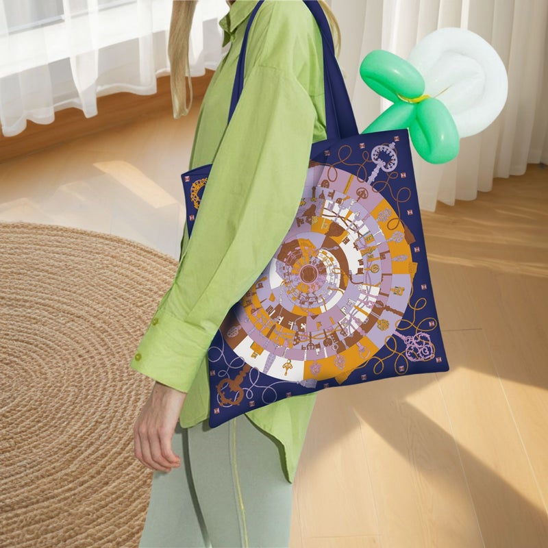 New Canvas Bag Women'S Shoulder Bag Portable Cloth Bag Large Capacity Carrying Book Bag Student Supplementary Bag - Image 5