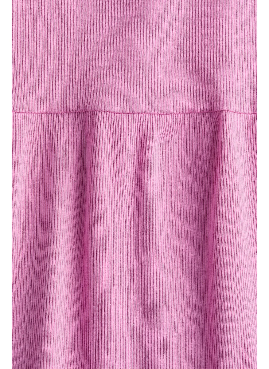 H&M Ribbed Jersey Dress