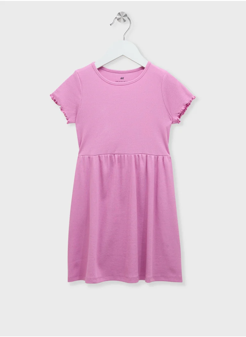 H&M Ribbed Jersey Dress
