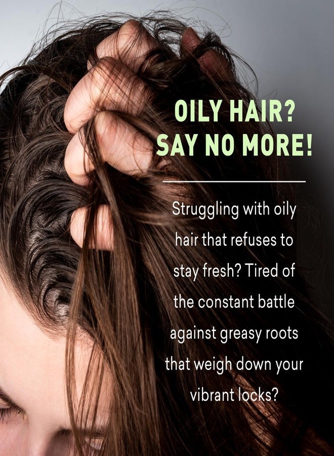Just Nutritive Oily Hair Shampoo | Control Oily and Greasy Residue | Greasy Hair Shampoo for Men and Woman | Natural Deep Cleanser for all Hair Types 16 Fl Oz - Image 2