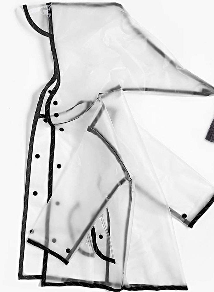 Loquat Kids Raincoat EVA Rain Poncho,Portable Hooded Poncho Jacket Rain Coat for Boys Girls Children - Image 4