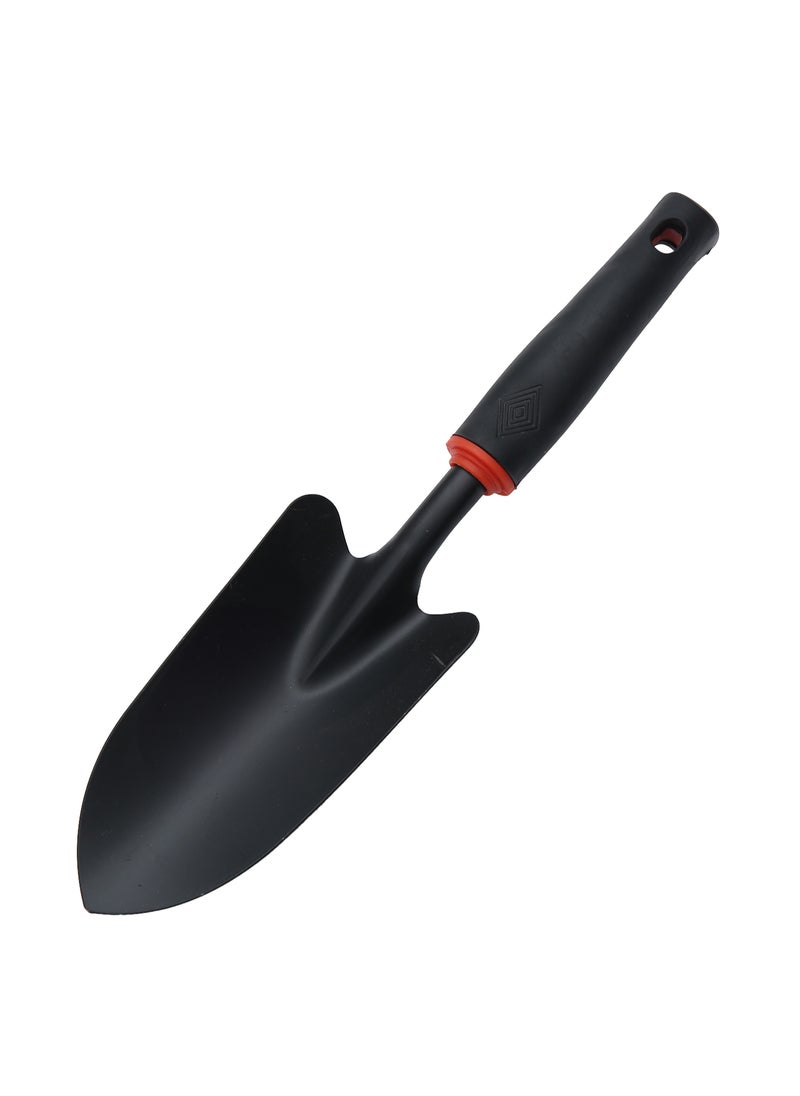 LAWAZIM - Black Iron Shovel with D-Handel | Mini Garden Shovel | Garden hand wide outdoor gardening shovel trowel | Outdoor Fires Coal Shovel - Image 1