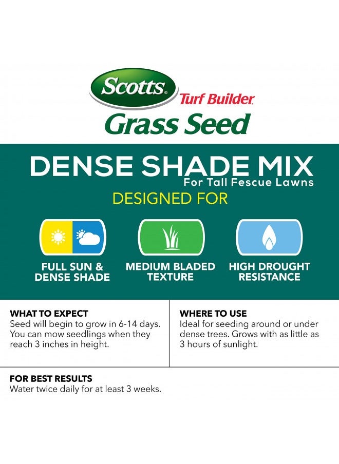 Scotts Turf Builder Grass Seed Dense Shade Mix For Tall Fescue Lawns, Grows With As Little As 3 Hours Of Sunlight, 3 Lbs. - pzsku/Z0FC99C03B07A2F87A137Z/45/_/1726645895/2bf98a31-017e-40d5-aa32-32cd7060cec8